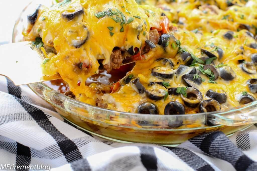 Mexican Tamale Pie with Cornmeal Crust