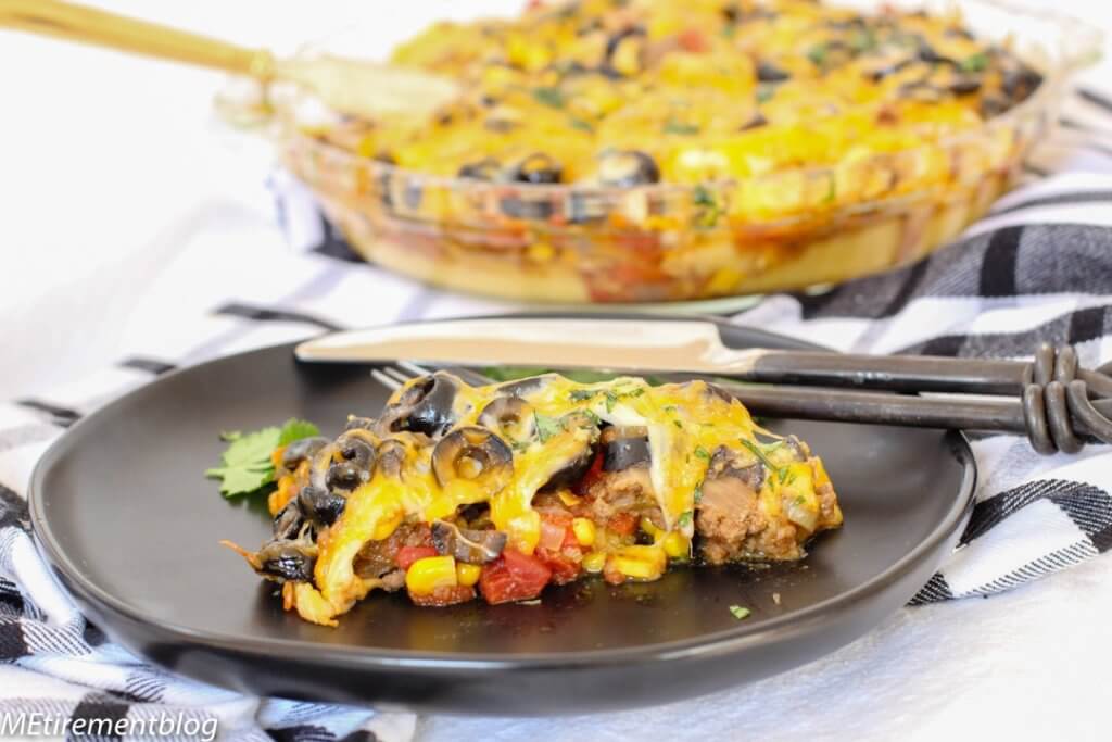 Mexican Tamale Pie with Cornmeal Crust
