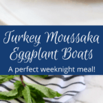 Turkey Moussaka Eggplant Boats