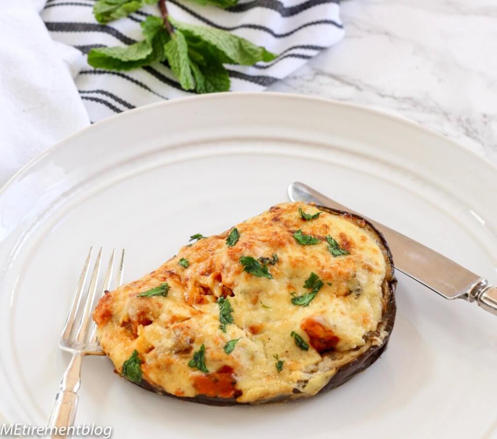 Turkey Moussaka Eggplant Boats