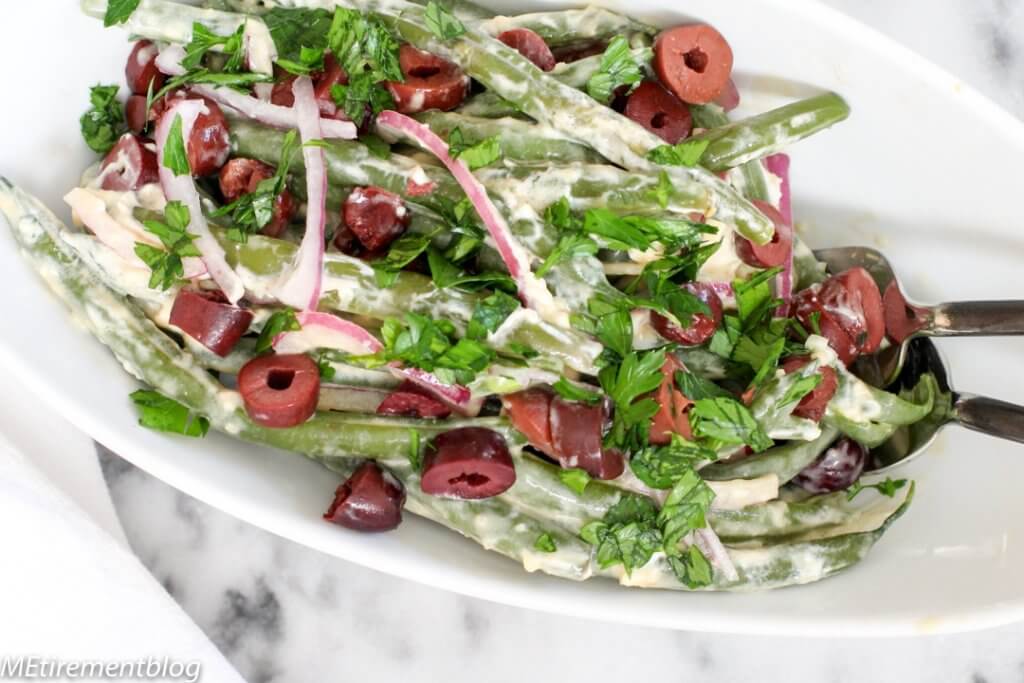 Tangy Green Bean Salad with Goat Cheese and Sherry Vinaigrette