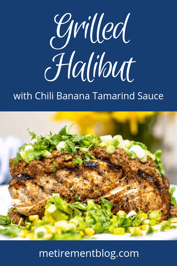 Grilled Halibut with Chili Banana Tamarind Sauce