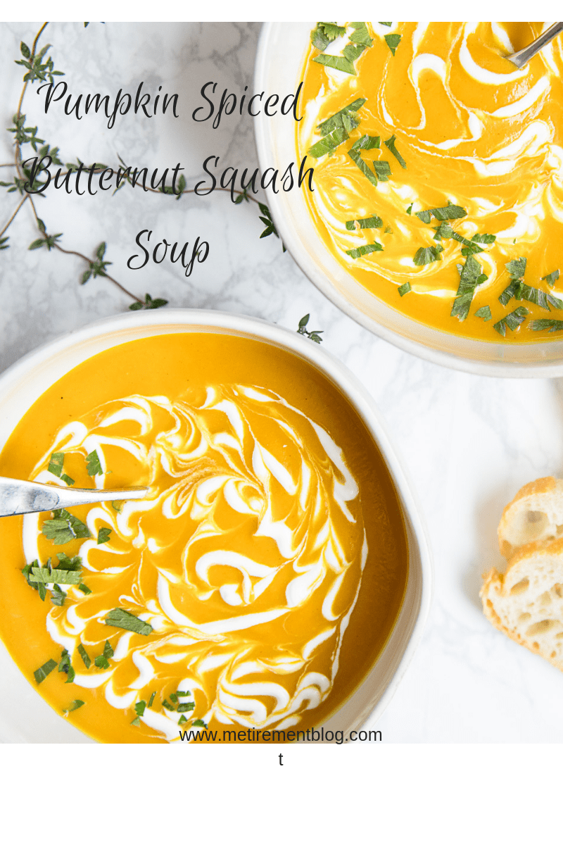 Pumpkin Spiced Butternut Squash Soup