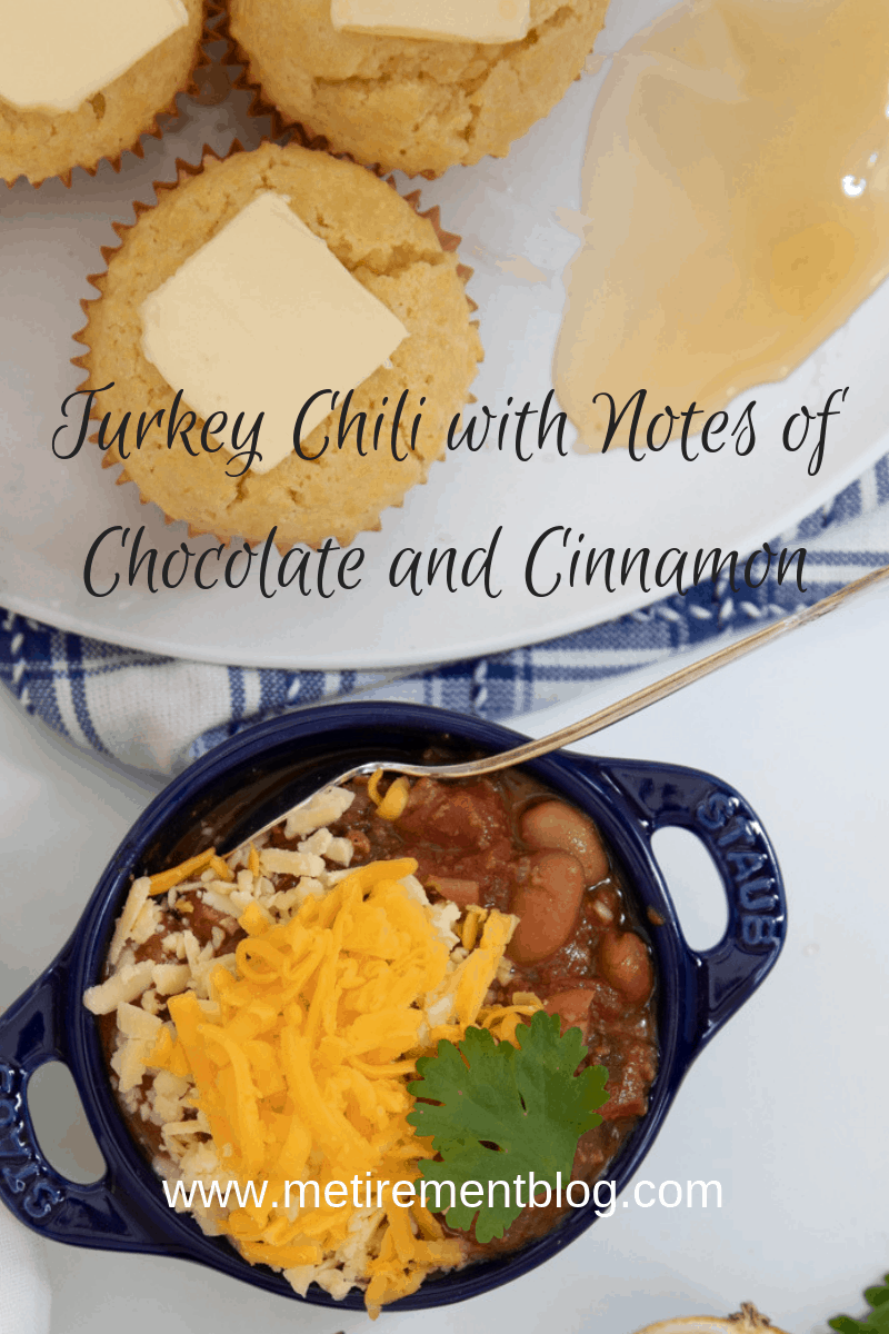 Turkey Chili with Notes of Chocolate and Cinnamon