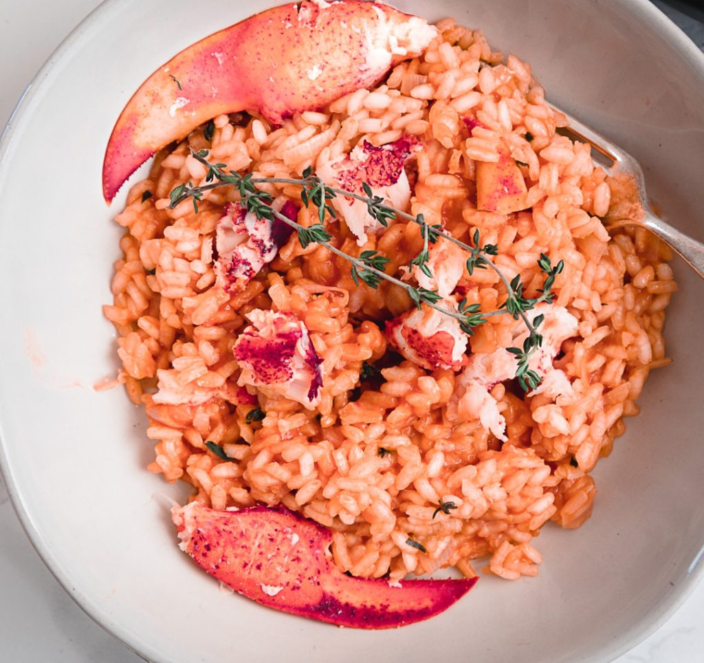Lobster Bisque Risotto